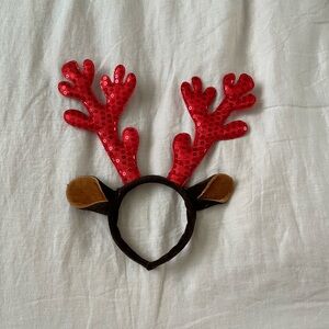 red reindeer ears